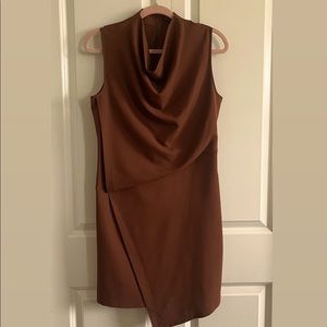Women's Sleeveless Cowl Drape dress